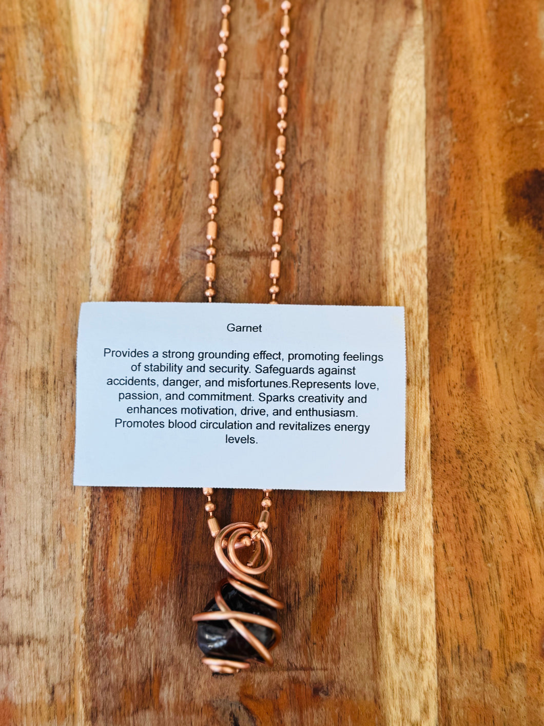 Garnet Pendant