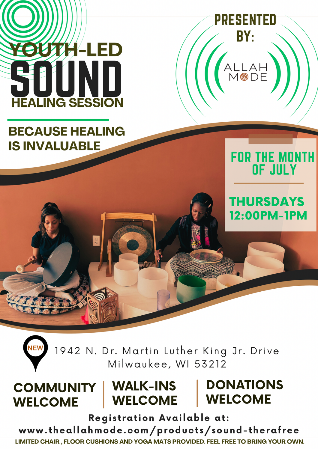 Youth-Led Sound Healing Session