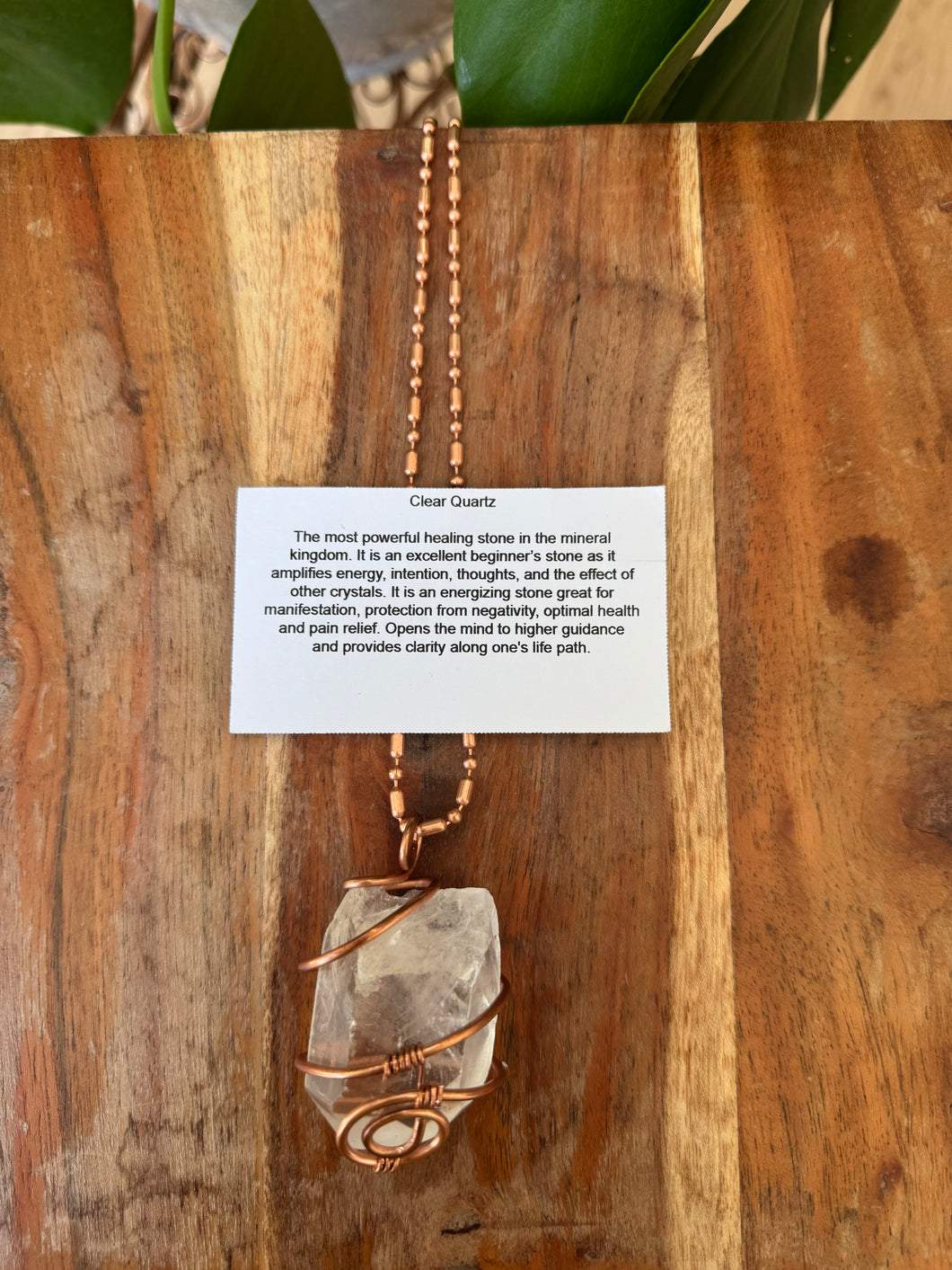 Clear Quartz Pendant