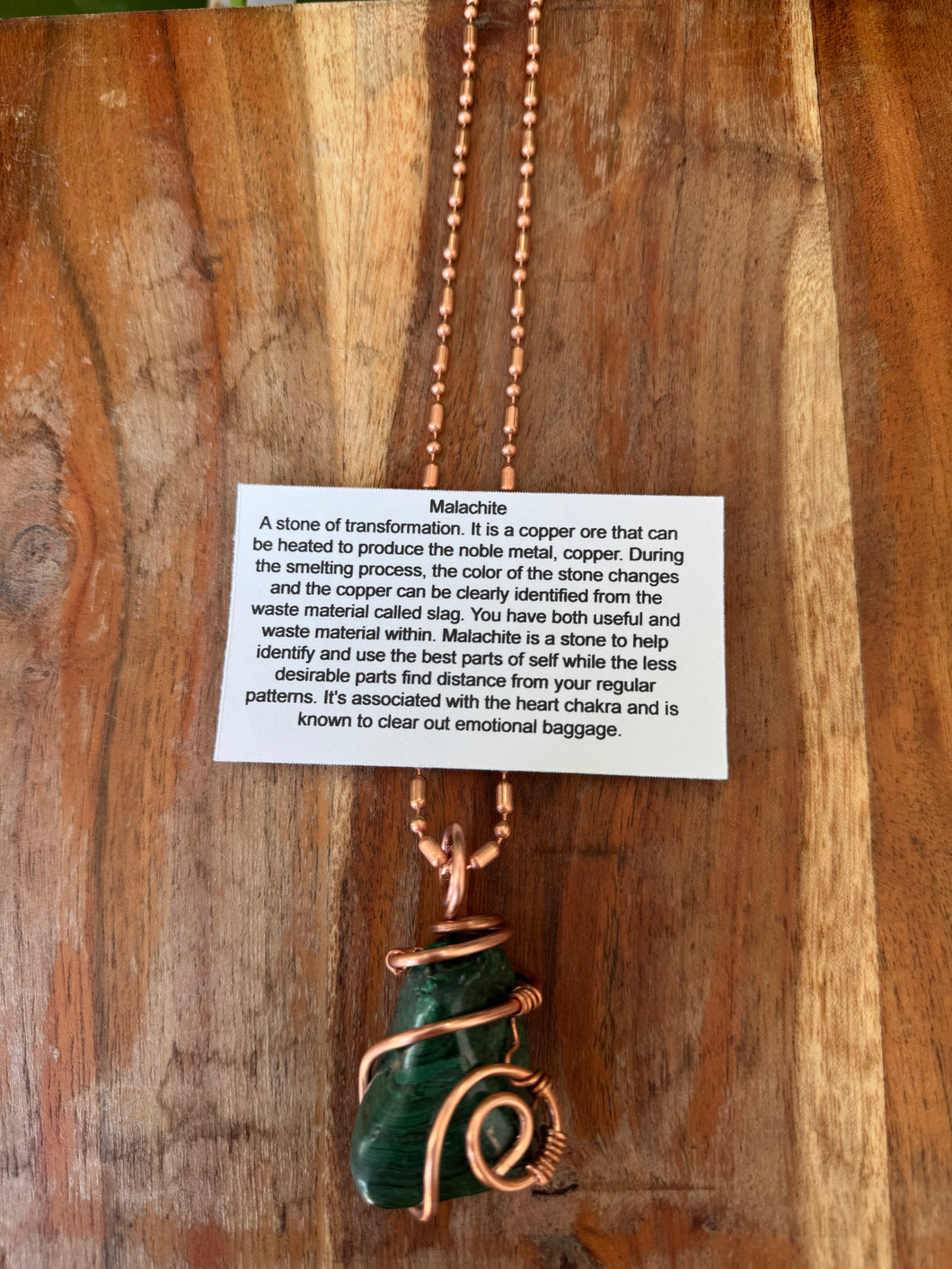 Malachite Pendant