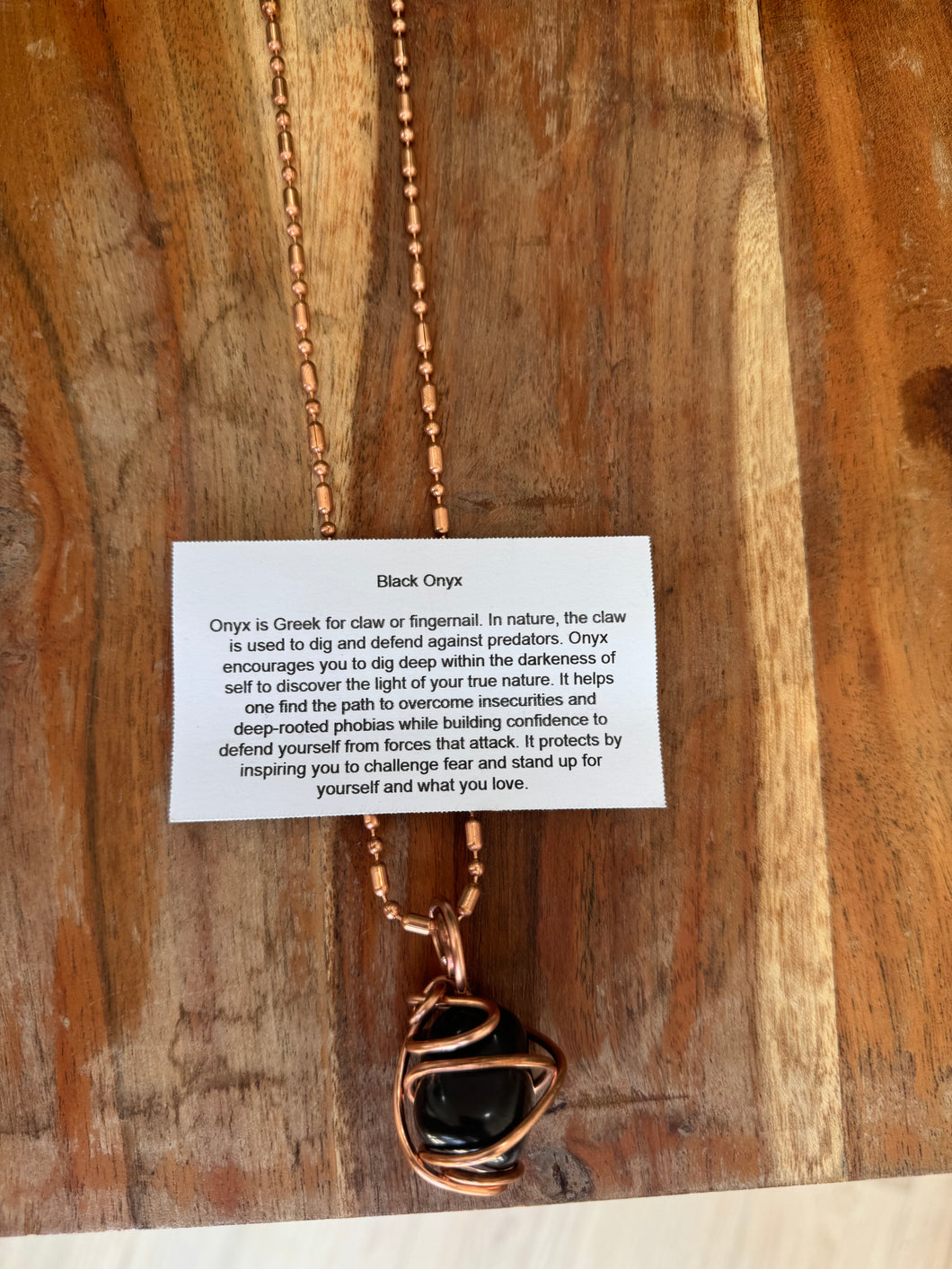 Black Onyx Pendant
