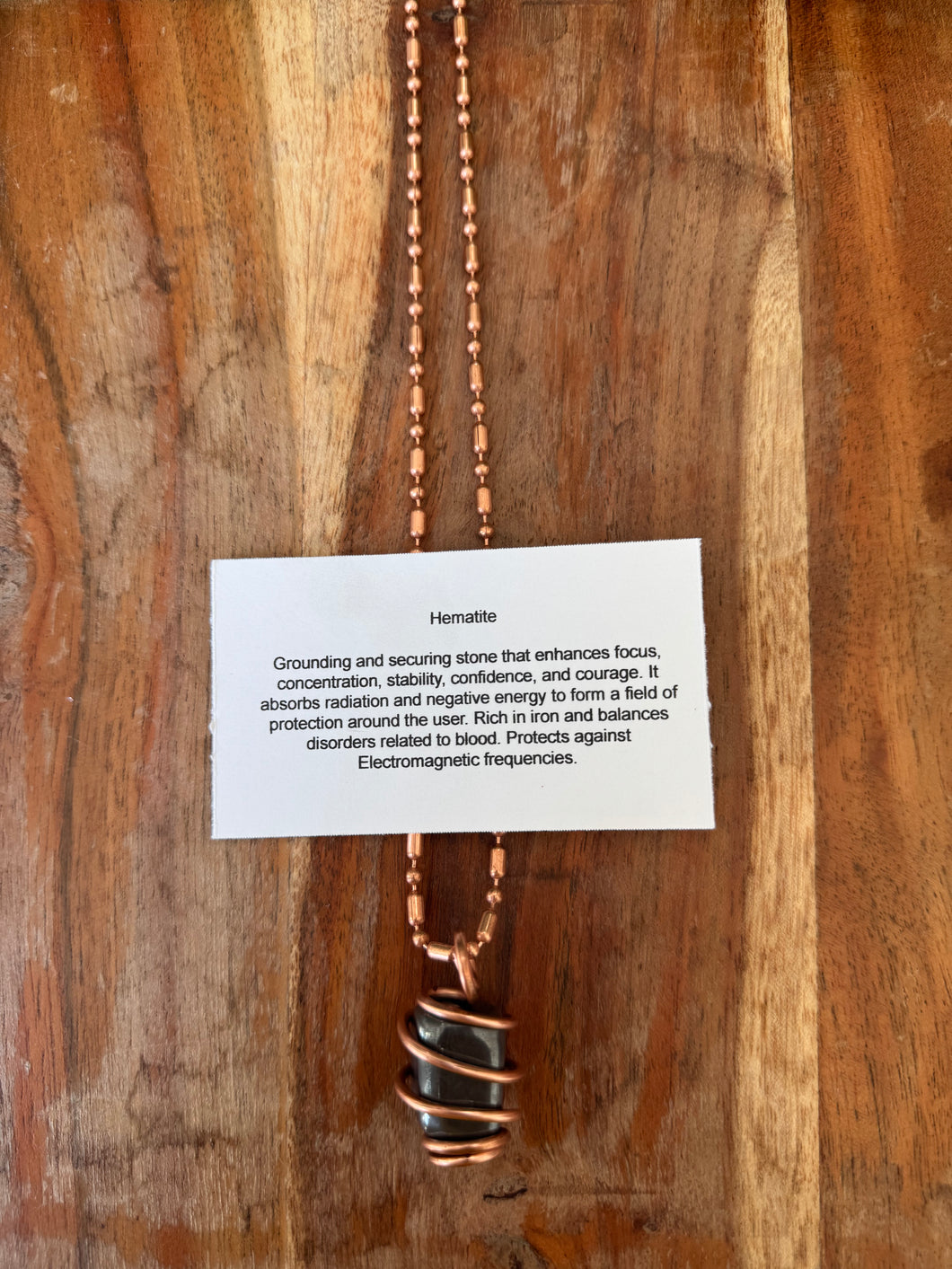 Hematite Pendant