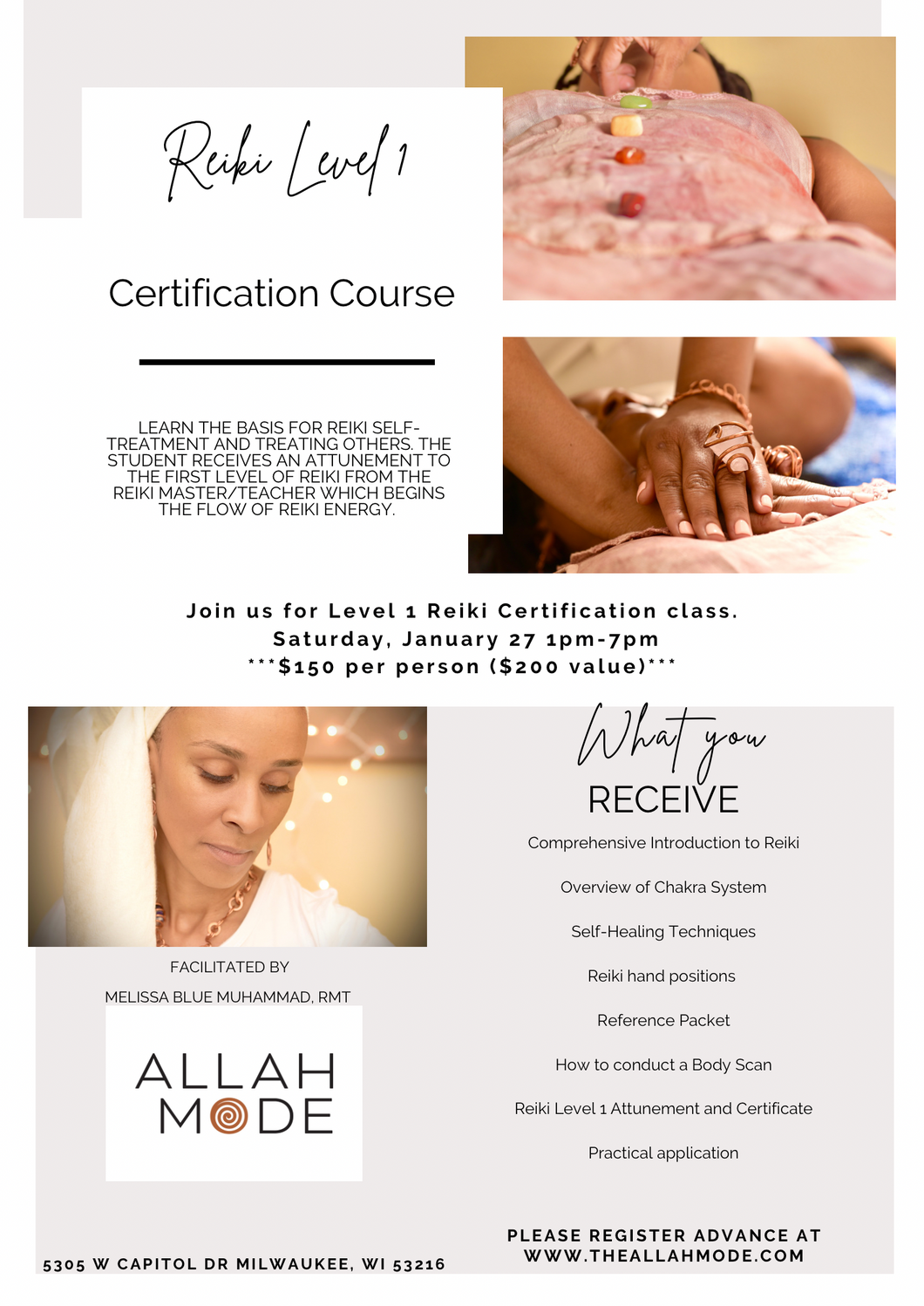 Reiki Level 1 Training Course - Obus